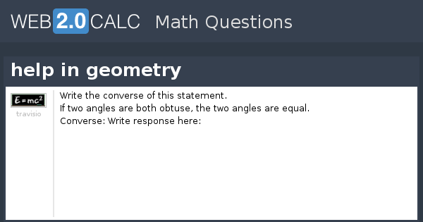 converse geometry