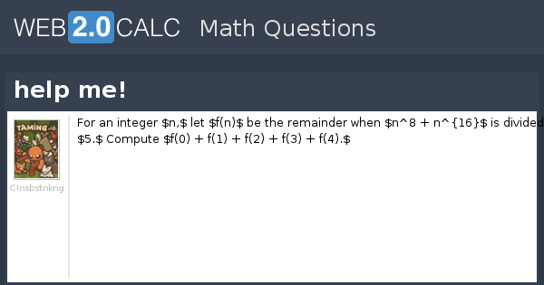 View question - help me!
