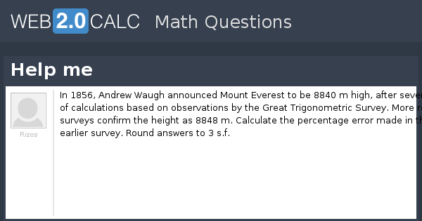 View question - Help me