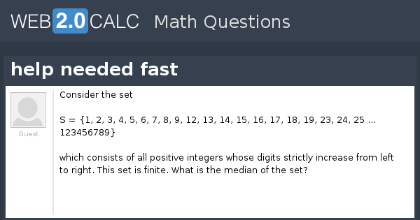View question - help needed fast