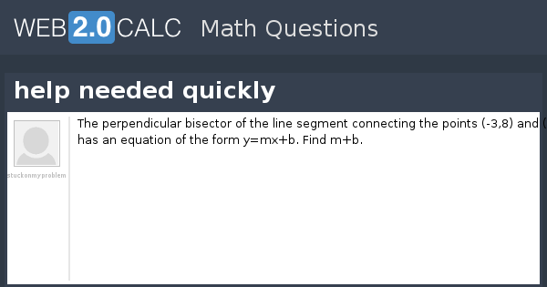 View question - help needed quickly
