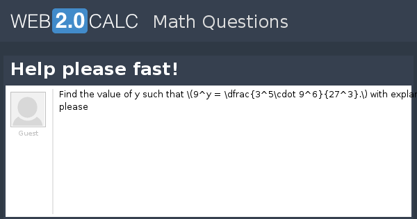 View question - Help please fast!