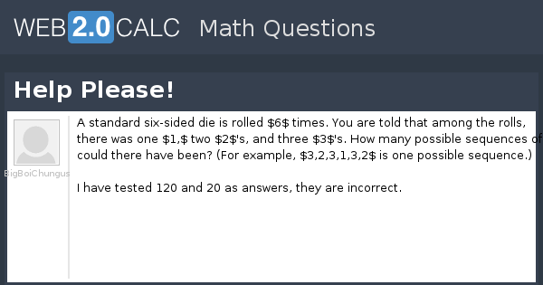 View question - Help Please!