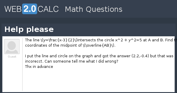 View question - Help please