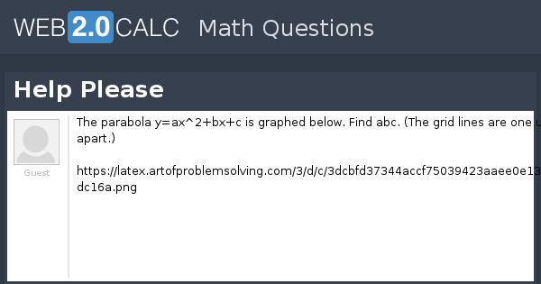 View question - Help Please