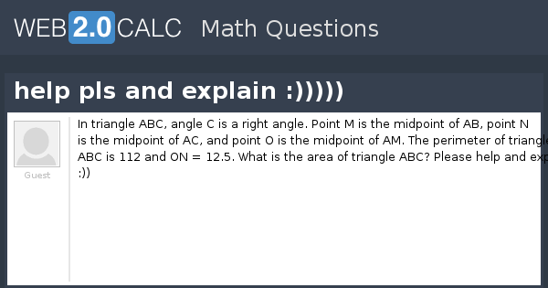 View question - help pls and explain :)))))