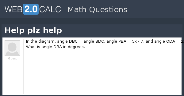 View question - Help plz help