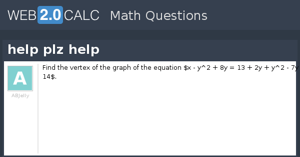 View question - help plz help