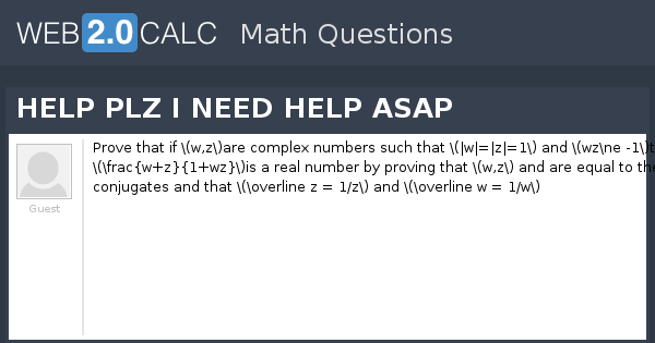 View question - HELP PLZ I NEED HELP ASAP
