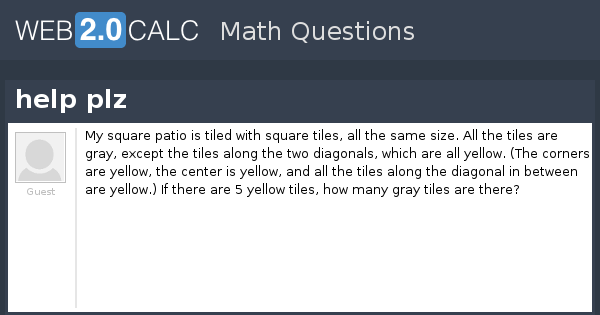 View question - help plz