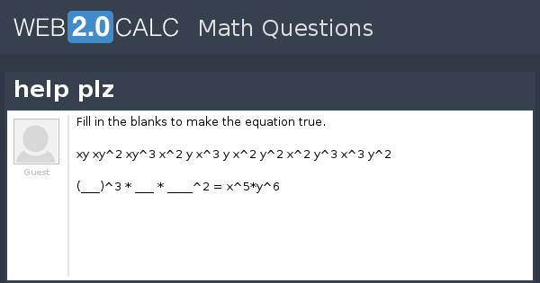 View question - help plz