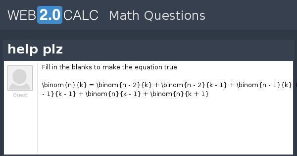 View question - help plz