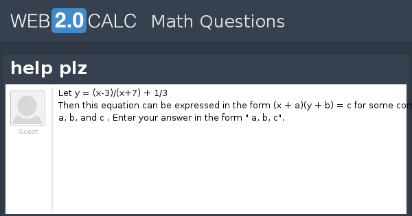 View question - help plz