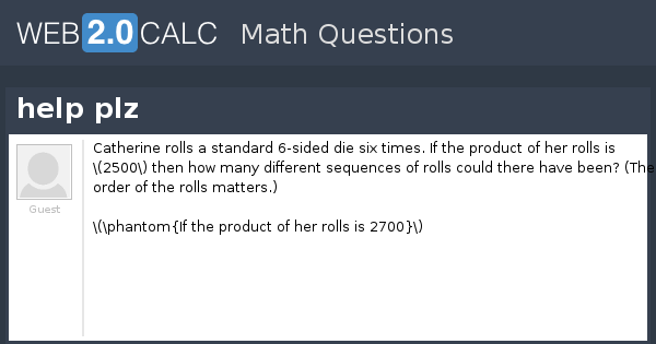 View question - help plz
