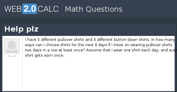 View question - Help plz