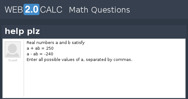 View question - help plz