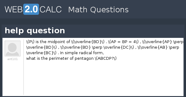 View question - help question