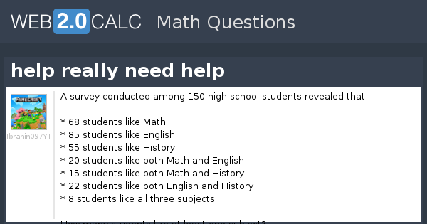 View question - help really need help