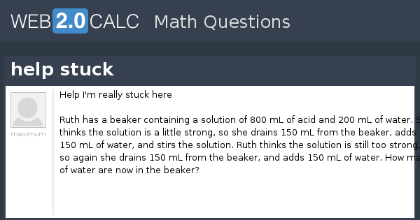 View question - help stuck