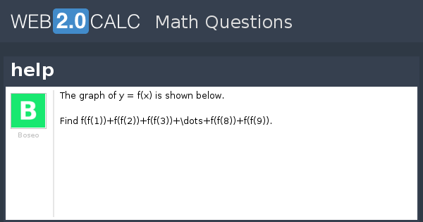 View question - help