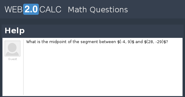 View question - Help