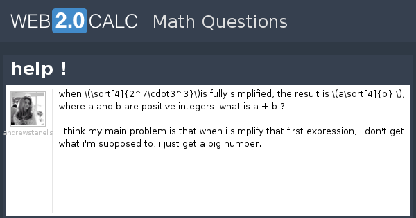 View question - help