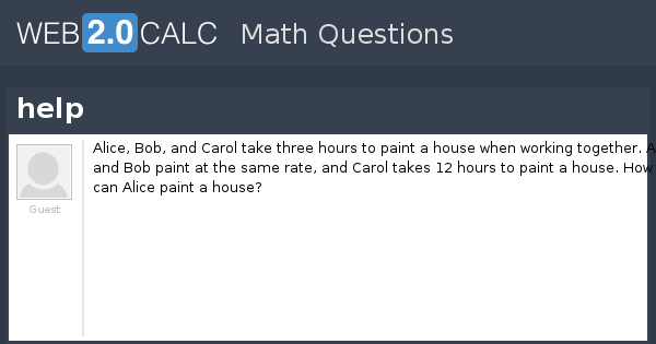 View question - help