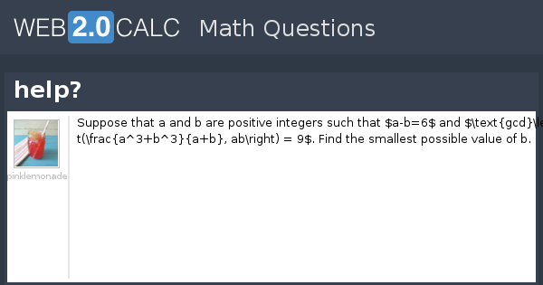 View question - help?