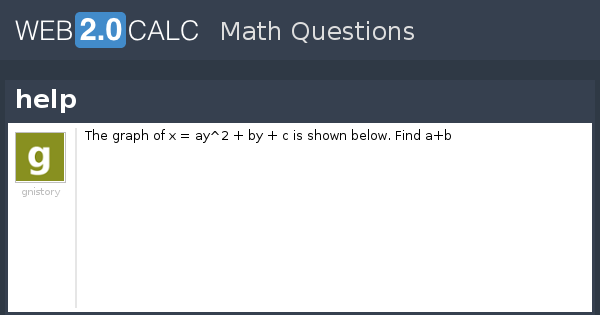 View question - help