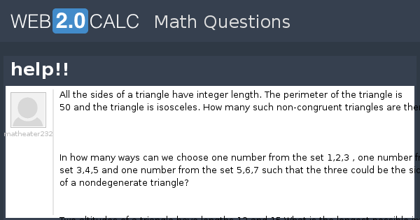 View question - help!!