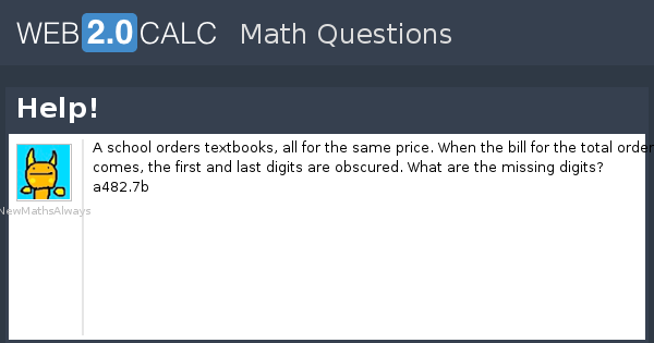 View question - Help!