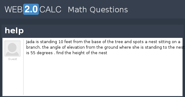 View question - help