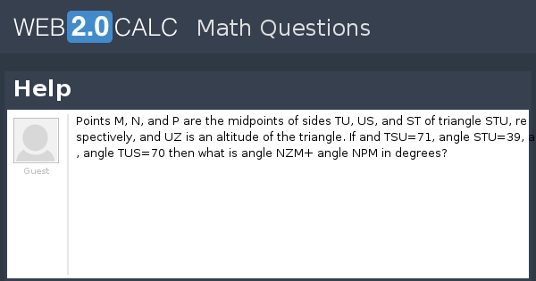 View question - Help