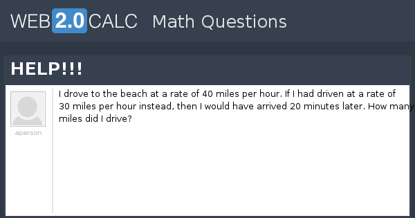 View question - HELP!!!