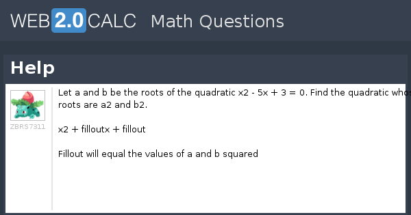 View question - Help