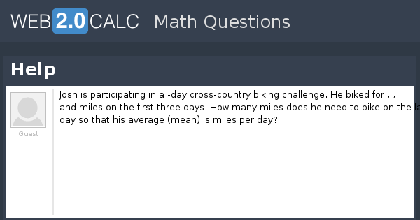 View question - Help