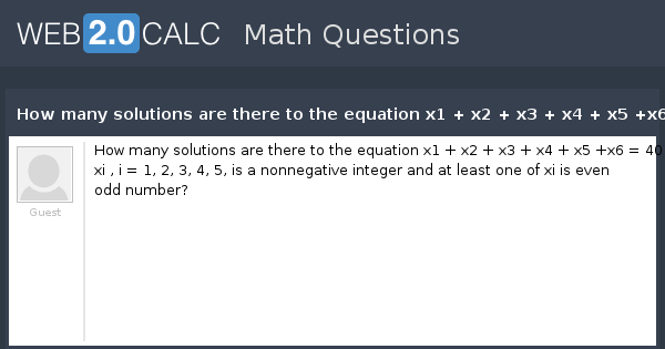 view-question-how-many-solutions-are-there-to-the-equation-x1-x2