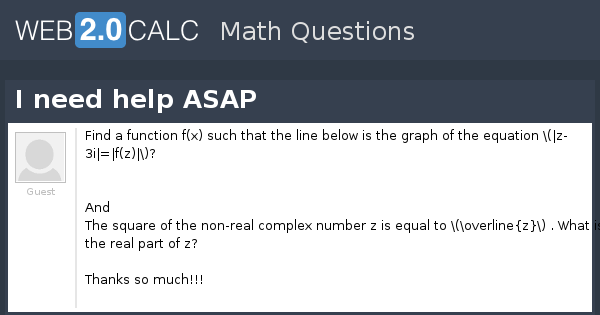 Help Asap View question - I need help ASAP