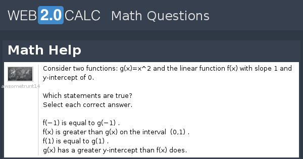 View question - Math Help