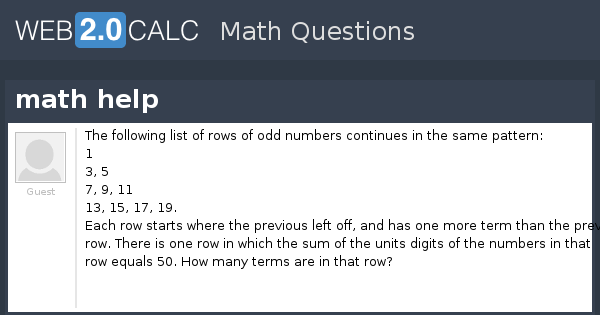 View question - math help