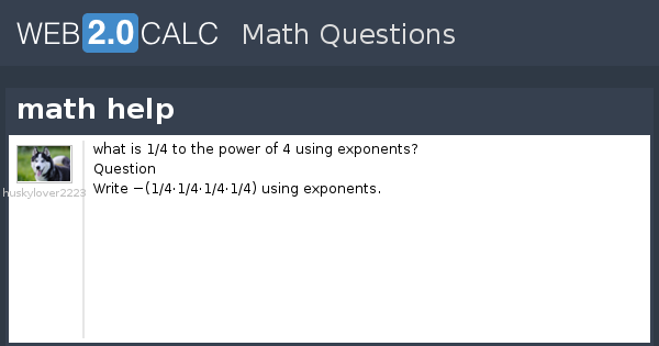 View question - math help