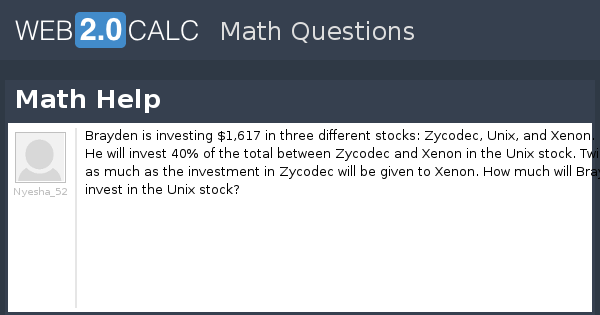 View question - Math Help