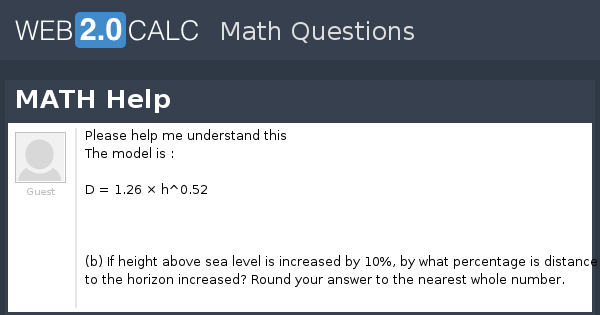 View question - MATH Help