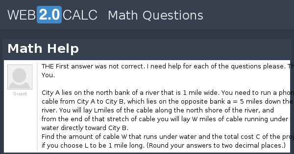 View question - Math Help
