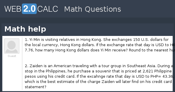 View question - Math help