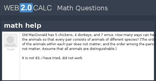 View question - math help