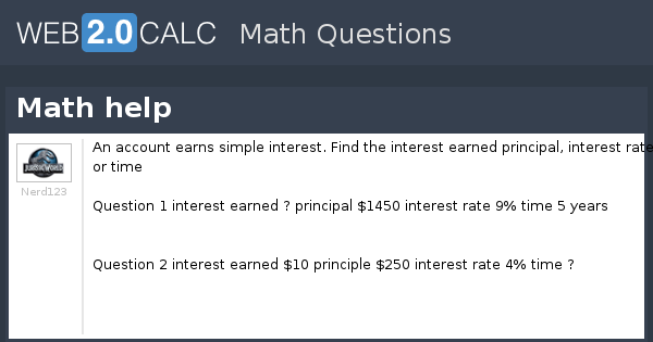 View question - Math help