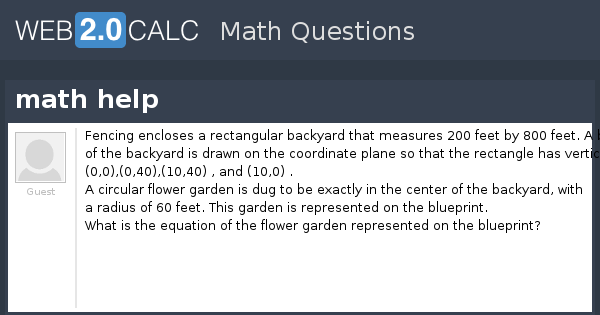 View question - math help