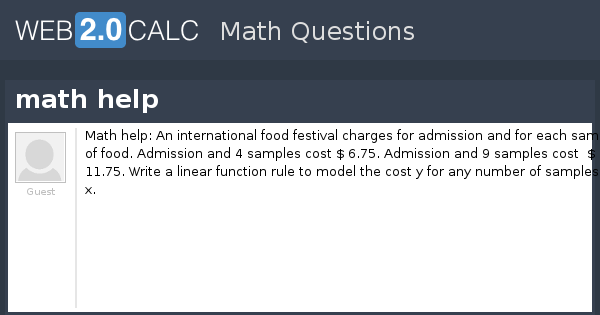 View question - math help