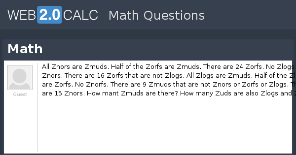 Zedd Math View question - Math